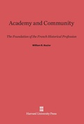 Cover: Academy and Community - Harvard University Press