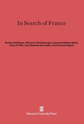 Cover: In Search of France - Harvard University Press