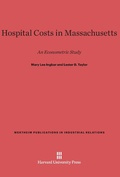 Cover: Hospital Costs in Massachusetts - Harvard University Press