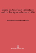 Cover: Guide to American Literature and Its Backgrounds Since 1890 - Harvard University Press