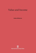 Cover: Value and Income - Harvard University Press