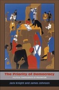 Cover: The Priority of Democracy - Princeton University Press