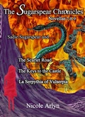 Cover: Sadie Sugarspear and The Scarlet Road, The Keys to the Castle, and La Serpythia of Vulserpia - Full Fathom Five Digital