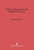 Cover: Political Research and Political Theory - Harvard University Press