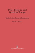 Cover: Price Indexes and Quality Change - Harvard University Press