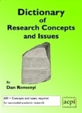 Cover: Dictionary of Research Concepts and Issues - Academic Conferences Publishing International