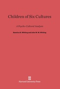 Cover: Children of Six Cultures - Harvard University Press