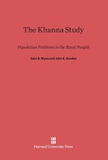 Cover: The Khanna Study - Harvard University Press