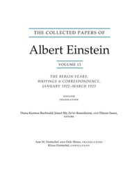 Enlarge image Cover: The Collected Papers of Albert Einstein, Volume 13 - Princeton University Press