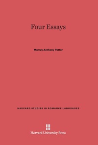 Enlarge image Cover: Four Essays - Harvard University Press