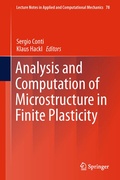 Cover: Analysis and Computation of Microstructure in Finite Plasticity - Springer