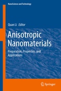 Cover: Anisotropic Nanomaterials - Springer
