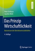 Cover: Das Prinzip Wirtschaftlichkeit - Springer Gabler