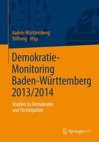 Bild: Demokratie-Monitoring Baden-Württemberg 2013/2014 - Springer VS