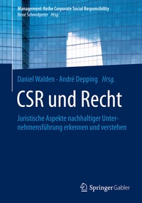 Abbildung von: CSR und Recht - Springer Gabler