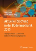Cover: Aktuelle Forschung in der Bodenmechanik 2015 - Springer Vieweg