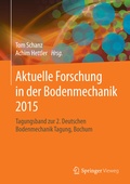 Cover: Aktuelle Forschung in der Bodenmechanik 2015 - Springer Vieweg