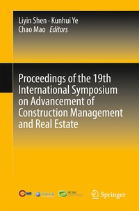 Abbildung von: Proceedings of the 19th International Symposium on Advancement of Construction Management and Real Estate - Springer