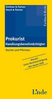 Abbildung von: Prokurist. Handlungsbevollmächtigter - Linde