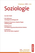 Cover: Soziologie Jg. 44 (2015) 2 - Campus
