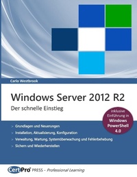 Enlarge image Cover: Windows Server 2012 R2 - Der schnelle Einstieg - CertPro Limited