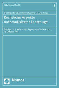Abbildung von: Rechtliche Aspekte automatisierter Fahrzeuge - Nomos