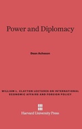 Cover: Power and Diplomacy - Harvard University Press