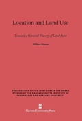 Cover: Location and Land Use - Harvard University Press