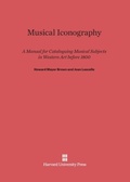 Cover: Musical Iconography - Harvard University Press