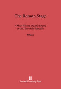 Enlarge image Cover: The Roman Stage - Harvard University Press