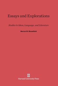 Enlarge image Cover: Essays and Explorations - Harvard University Press