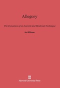 Cover: Allegory - Harvard University Press