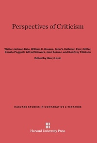 Enlarge image Cover: Perspectives of Criticism - Harvard University Press