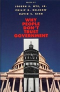 Cover: Why People Don't Trust Government - Harvard University Press