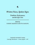 Cover: Written Voices, Spoken Signs - Harvard University Press