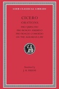 Cover: Pro Quinctio. Pro Roscio Amerino. Pro Roscio Comoedo. On the Agrarian Law - Harvard University Press