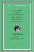 Cover: Poetics. Longinus: On the Sublime. Demetrius: On Style - Harvard University Press