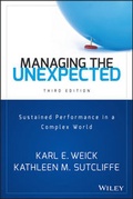 Cover: Managing the Unexpected - Jossey-Bass