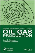 Cover: Environmental Aspects of Oil and Gas Production - Wiley