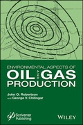 Cover: Environmental Aspects of Oil and Gas Production - Wiley-Scrivener