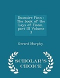 Cover: Duanaire Finn - Scholar's Choice