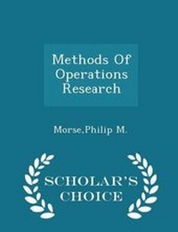 Enlarge image Cover: Methods of Operations Research - Scholar's Choice Edition - Scholar's Choice