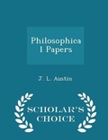 Cover: Philosophical Papers - Scholar's Choice Edition - Scholar's Choice
