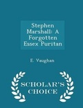Cover: Stephen Marshall - Scholar's Choice