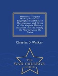 Cover: Memorial, Virginia Military Institute - War College Series