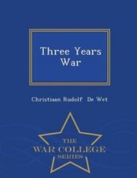 Enlarge image Cover: Three Years War - War College Series - War College Series