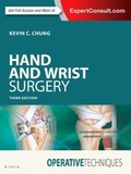 Cover: Operative Techniques: Hand and Wrist Surgery - Elsevier