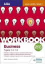 Cover: AQA A-level Business Workbook 2: Topics 1.4-1.6 - Hodder Education