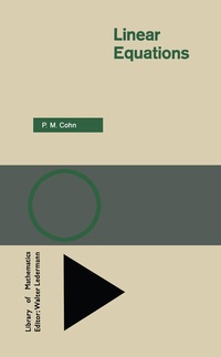 Abbildung von: Linear Equations - Kluwer Academic Publishers
