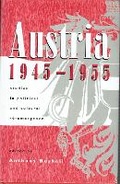 Cover: Austria, 1945-55 - University of Wales Press